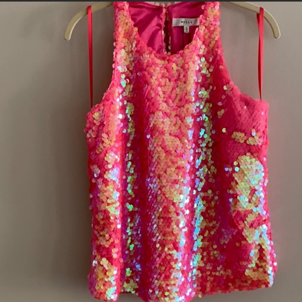 Stunning Milly Marie Neon Tank Top(Size 8)
